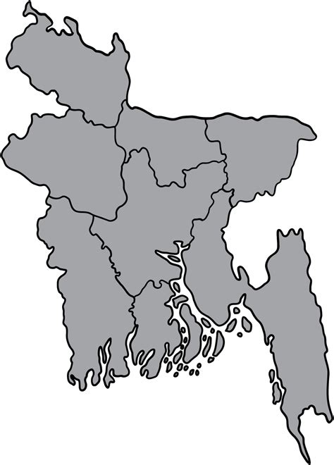 doodle freehand drawing of bangladesh map. 19633226 PNG