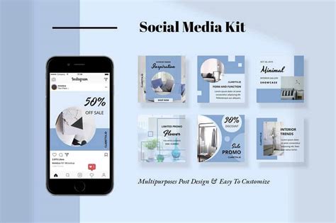 50 Best Social Media Kit Templates And Graphics 2021 Design Shack