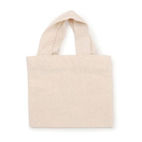 Mini Blank Canvas Tote Bag Unprinted Canvas Tote by UrbanMercant