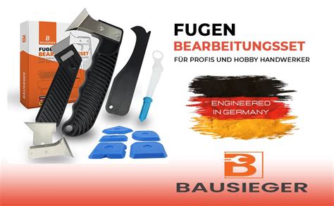 Bausieger Silikonentferner Werkzeug Set Teilig Zur Entfernung Und