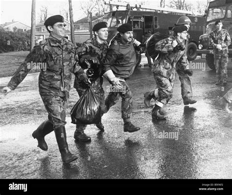Army Personnel Take Over The Duties Of The Firefighter During The