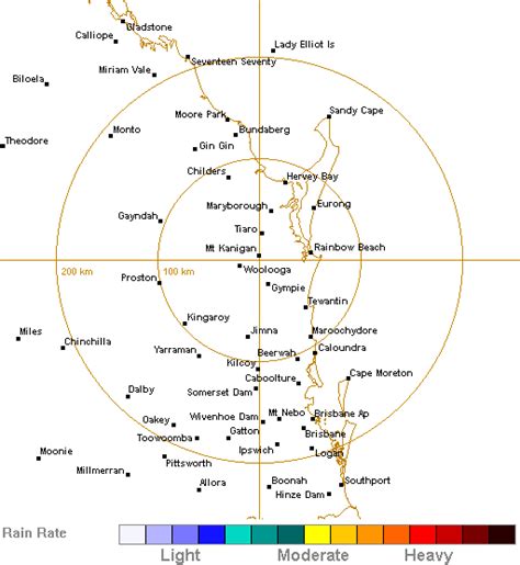 256 km Gympie (Mt Kanigan) Radar