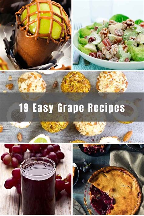 19 Easy Grape Recipes You Wont Be Able To Resist Izzycooking