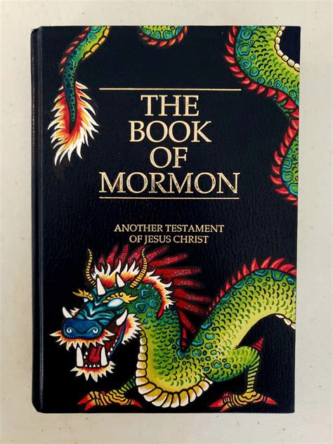 Custom Hand Painted Book Of Mormon Etsy