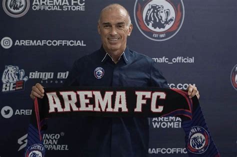 Arema FC Resmi Tunjuk Fernando Valente Sebagai Pelatih Baru