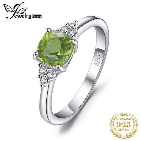 Jewelrypalace Ct Echte Nat Rliche Peridot Sterling Silber