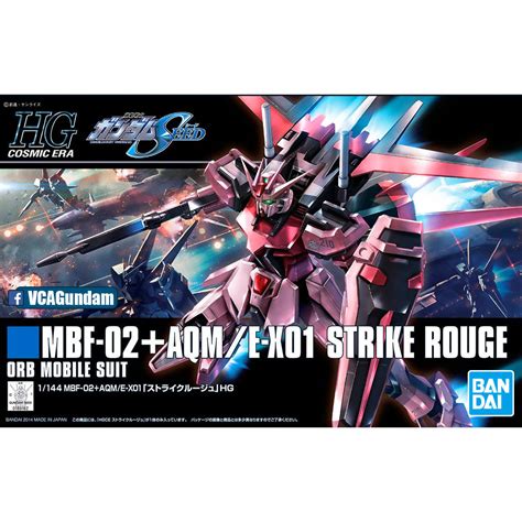 Bandai Gundam MBF 02 AQM E X01 HG 1 144 Strike Rouge Model Kit Shopee