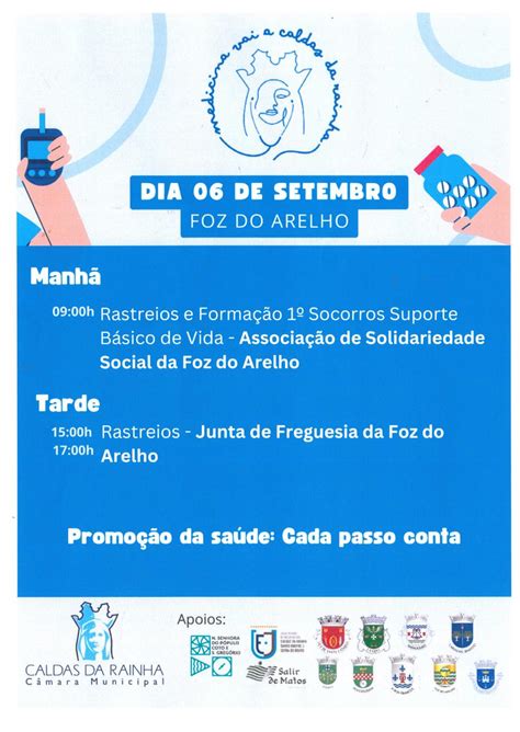 6 de Setembro Foz do Arelho Rastreio e Formação 1º Socorros Junta