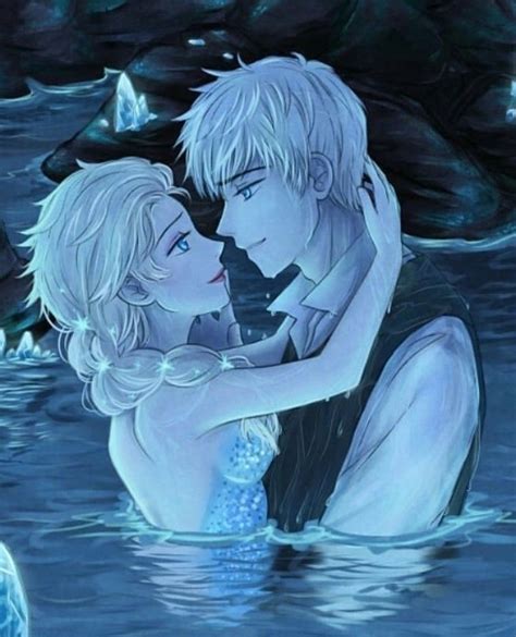 Absolutely Adorable Jelsa Disney Fan Art Disney Couples Anime