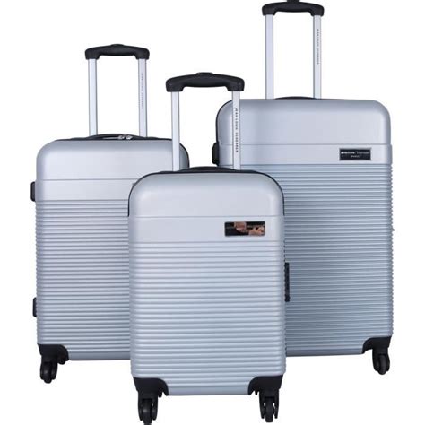 JEAN LOUIS SCHERRER Set De 3 Valises Trolley 4 Roues 51 61 71 Cm SCO