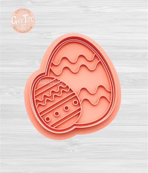 HUEVOS DE PASCUA DECORADOS Cortante Stamp GERTEC3D