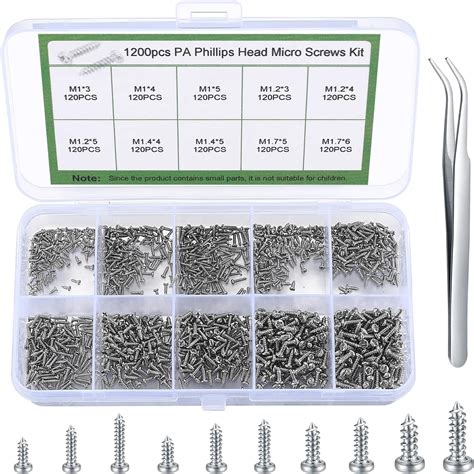 Amazon Pcs Tiny Micro Repair Screw Kit Eyeglass Sunglass