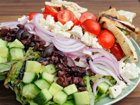 Grilled Greek Summer Salad Recipe Jeff Mauro Food Network