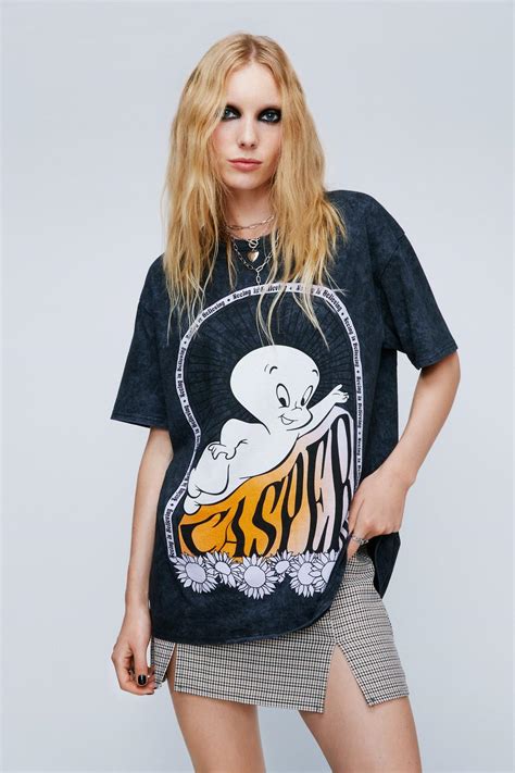 Casper Graphic Oversized T Shirt Nasty Gal