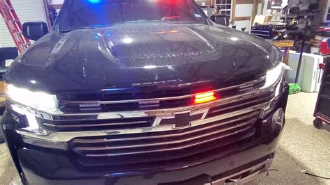 Ilmods 2020 Chevy Silverado High Country Equipped With Feniex Industries Emergency Lights