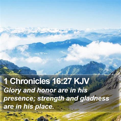 1 Chronicles 1627 Kjv Bible Verse Images