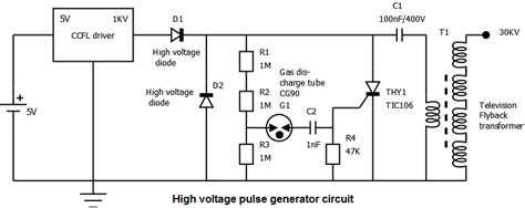 I Need A Working Circuit That Produce High Voltage Pulsed Electric