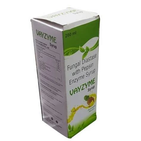 Fungal Diastase Pepsin Enzyme Syrup Ml At Rs Box In Ambala