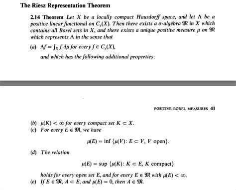 Real Analysis Rudin S Rca Theorem Lusin S Theorem