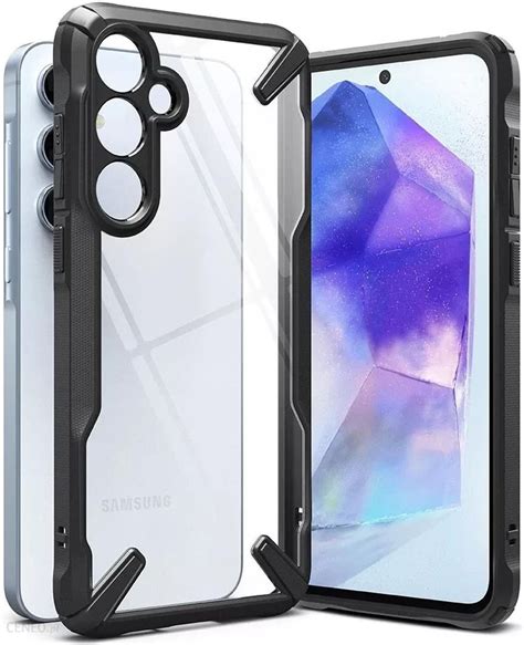 Ringke Etui Fusion X Do Samsung Galaxy A55 5G Czarny Etui Na Telefon