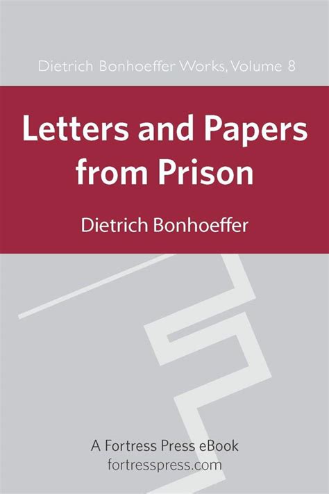 Dietrich Bonhoeffer Letters And Papers From Prison – Caipm