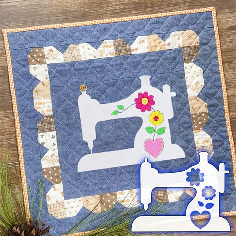 Cute Sewing Machine Template Set