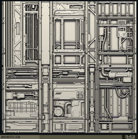 Slack La Neve Torcere Sci Fi Panel Texture Dimora Sapore Dolce Appassire