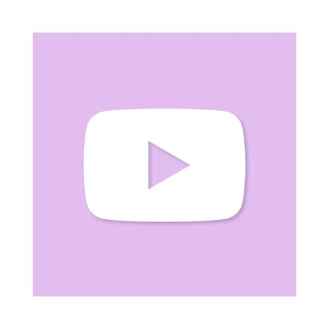 YouTube Aesthetic Icon Purple Vector - (.Ai .PNG .SVG .EPS Free Download)