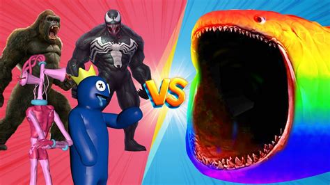 The Bloop Rainbow Vs King Kong Vs Venom Vs All Monsters Youtube