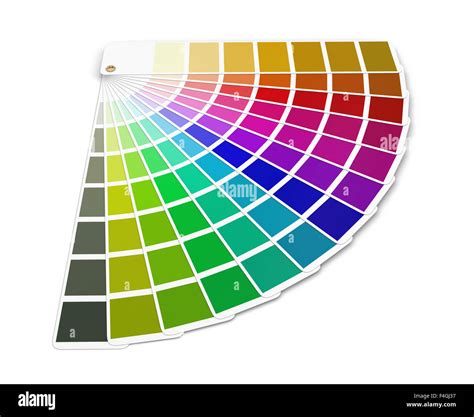 Pantone Color Palette Guide Clipping Path Included Stock Photo The