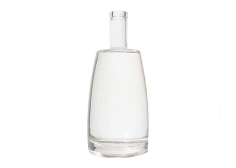 New Ml Tequila Bottle Round Shape Extra Flint Glass Heze Rising