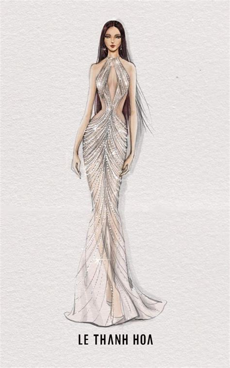 Pin By Sashvietnam On Thiết Kế Fashion Illustration Sketches Dresses Fashion Sketches Dresses