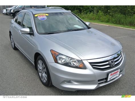 Alabaster Silver Metallic Honda Accord Ex L V Sedan