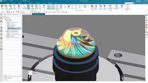 G Code Driven Machining Simulation In Nx Cam Youtube