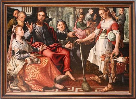 Pieter Aertsen Cristo En Casa De Marta Y Mar A By Sailko Own Work