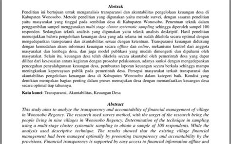 Transparansi Keuangan Desa Meningkatkan Akuntabilitas Dan Pengelolaan