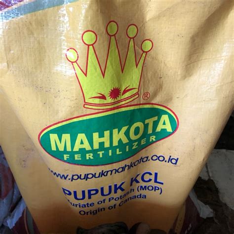 Jual Pupuk Kcl Mahkota Kg Repack Pupuk Pembesar Buah Shopee Indonesia