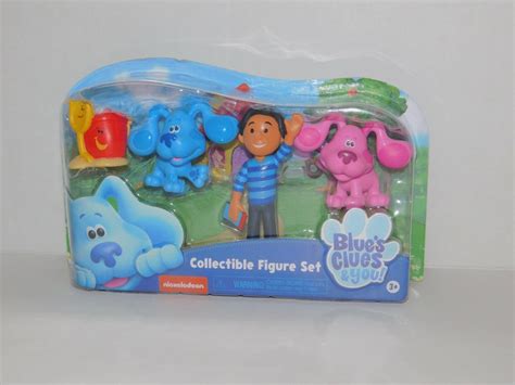 Blues Clues And You Collectible Figure Set Magenta Josh Shovel Pail Blue 4619415226