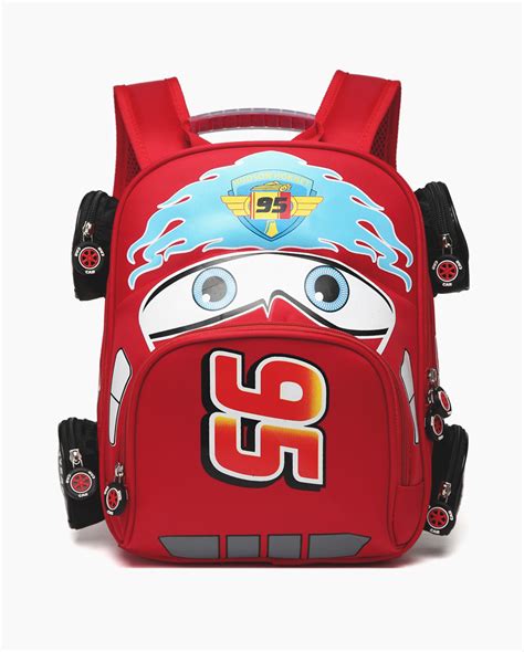 Kids Backpack Lightning McQueen Film Cars 2006 Red - Idolstore ...