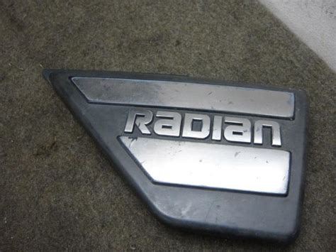 Buy 89 YAMAHA YX600 YX 600 RADIAN SIDE COVER RIGHT 34 In Denver