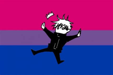 Gojo Satoru Bi Flag Anime Icon