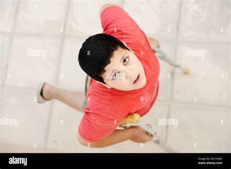 Boy Crutches Hi Res Stock Photography And Images Alamy