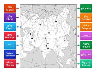 Niziny Azja I wyżyny Materiały dydaktyczne