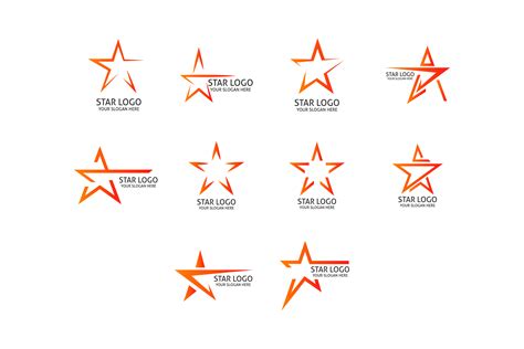 Star logo template (132497) | Logos | Design Bundles