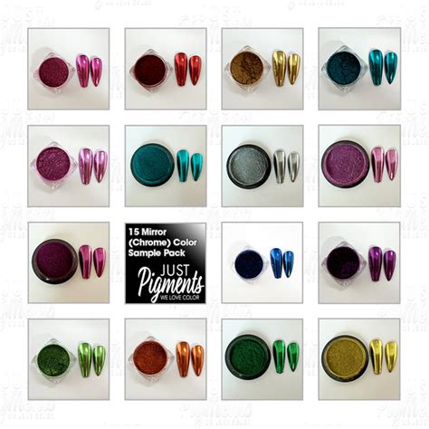 Sample Pack 15 Mirror Chrome Colors