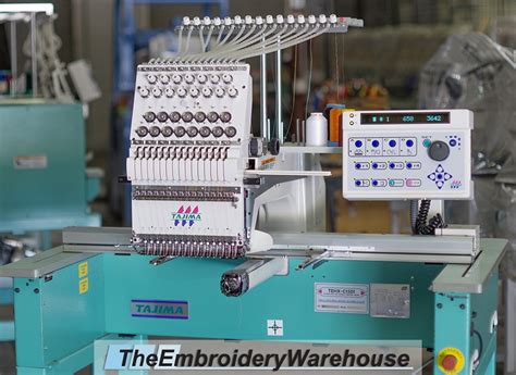 Used Tajima Tehx C1501 1 Head 15 Needles Commercial Embroidery