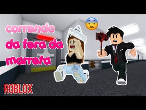 Roblox Correndo Da Fera Da Marreta Flee The Facility Youtube