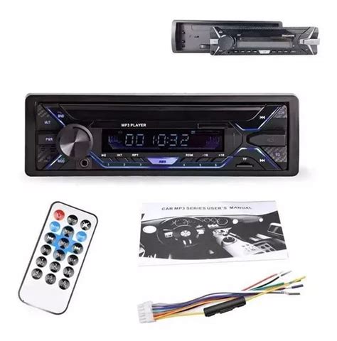 Radio Auto Panel Desmontable Bluetooth Mp3 Aux Usb 213045 Cuotas