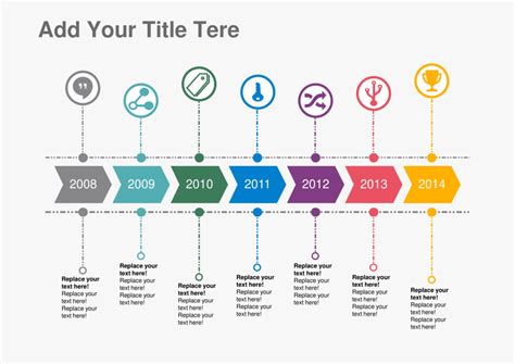 Plantillas de infografías de líneas del tiempo Descargar