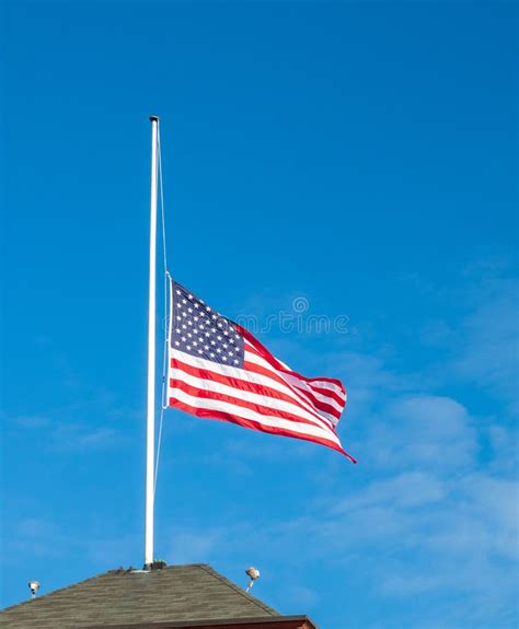 104 American Flag Flying Half Staff Stock Photos - Free & Royalty-Free ...